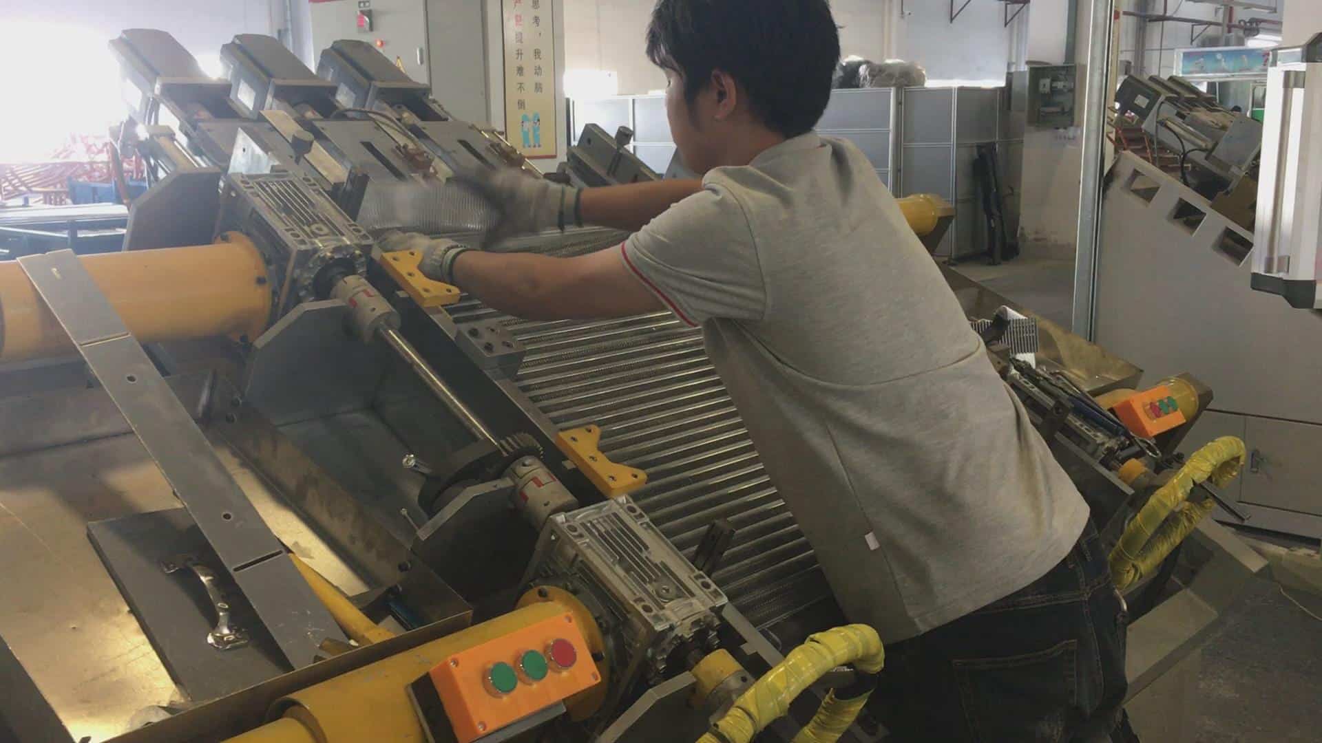 Radiator Core Builder Machine