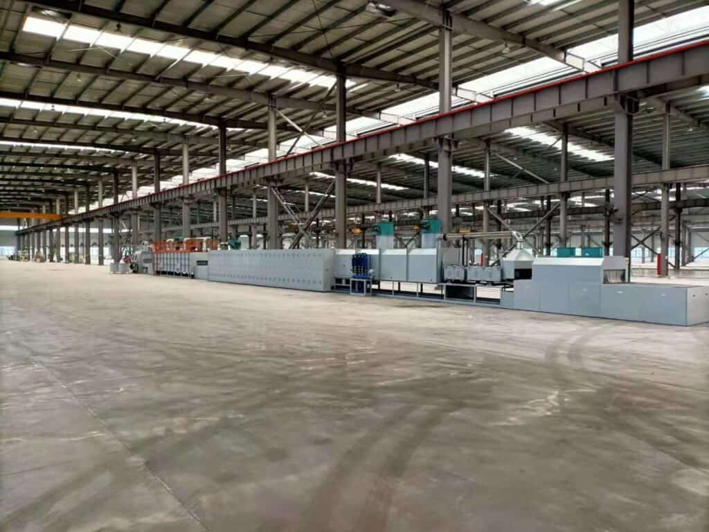 Round Fluxer Aluminium Radiator Continuous Brazing Furnace