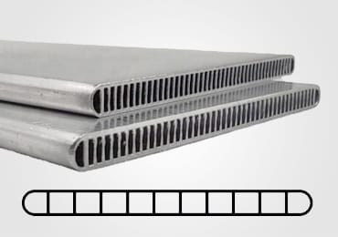 Microchannel extrusion