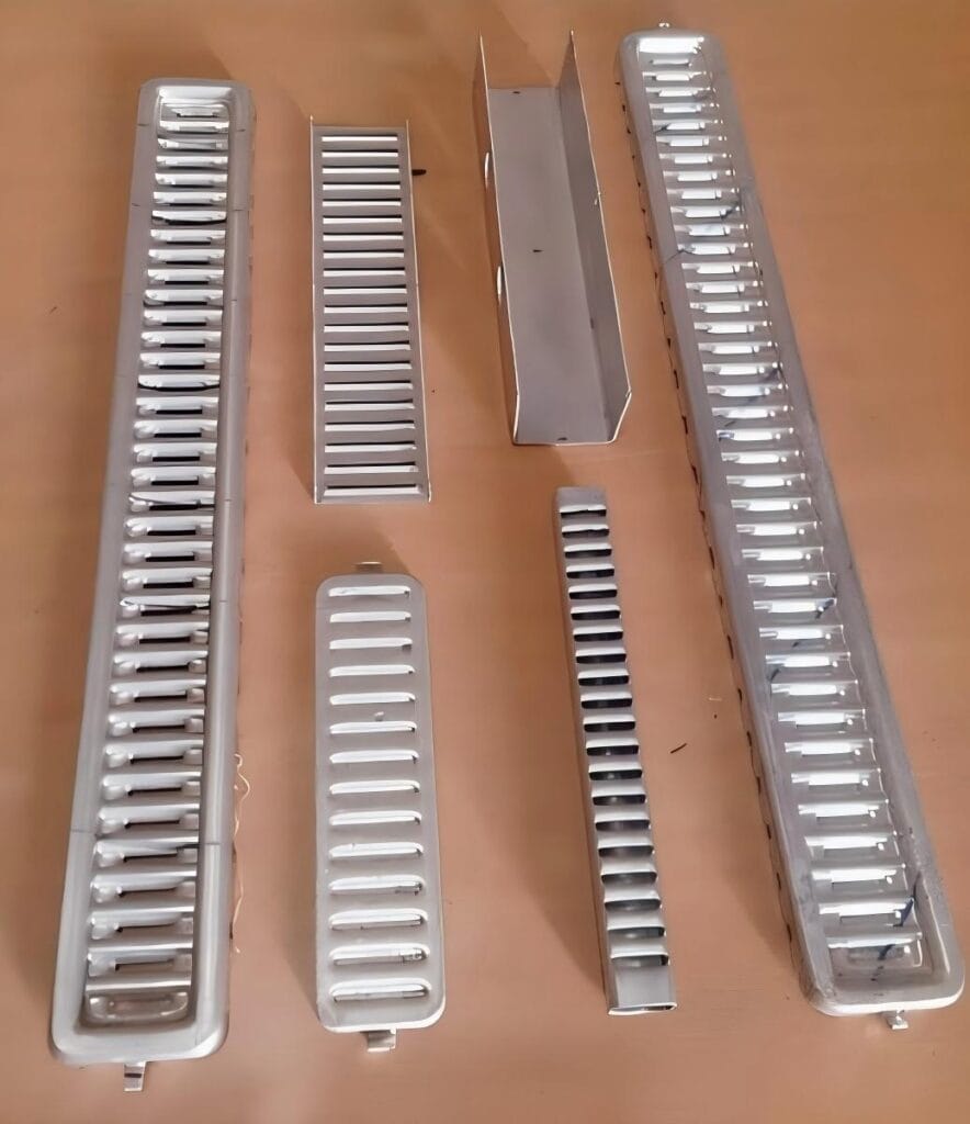 7072/3003/4343 Grade Auto Radiator Accessories Aluminum Header Plate