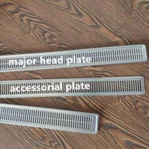  Aluminum Radiator Header Footer Plate