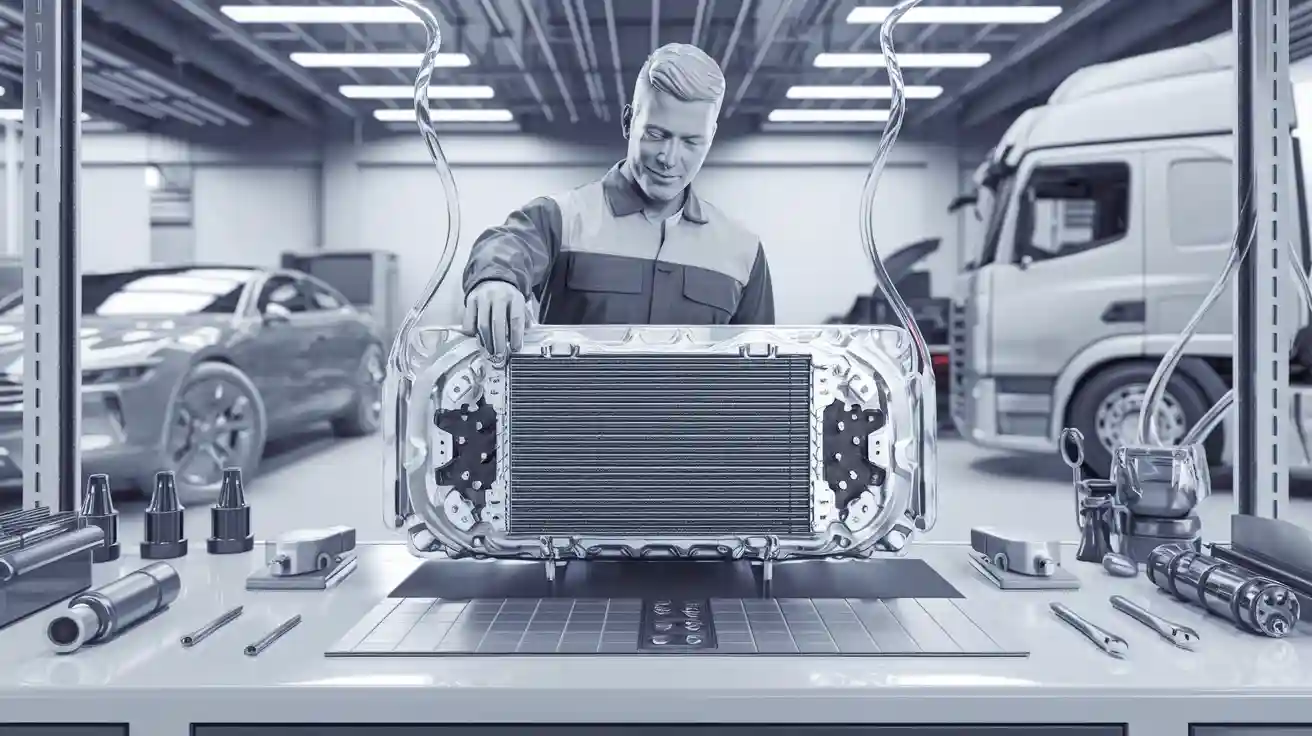 radiator making machine for cars and trucks